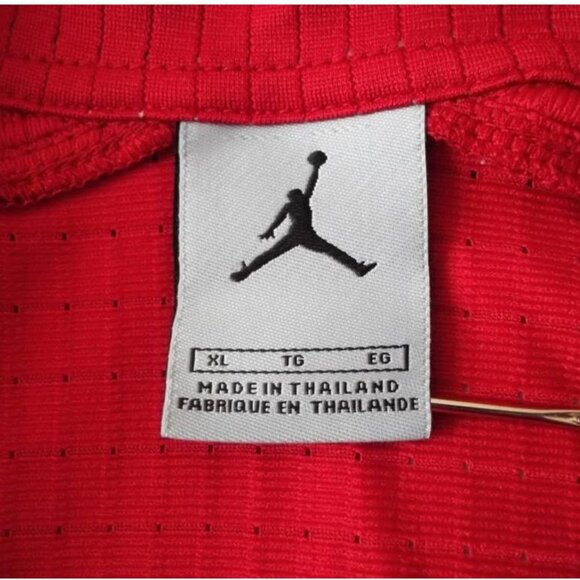 Nike Air Jordan® Textured Zippered Polo Top Size XLarge - Picture 5 of 12